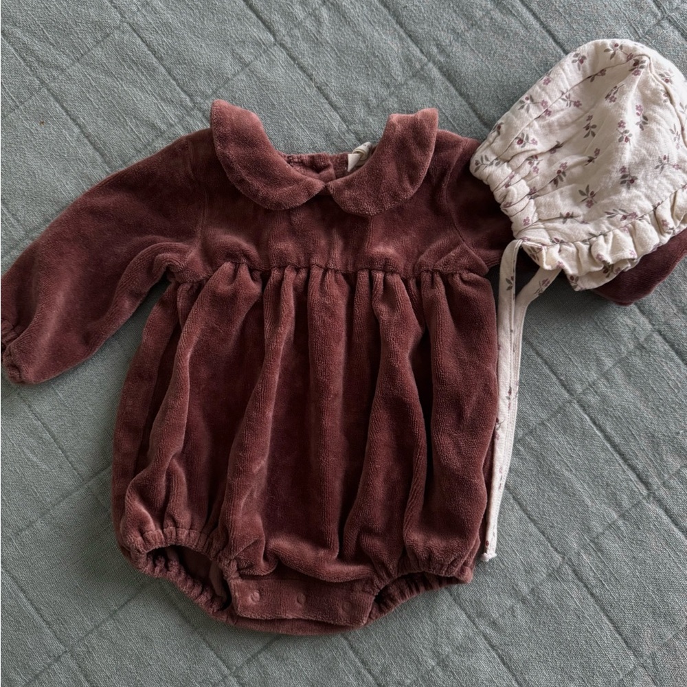 Quincy Mae Brown Baby Outfit